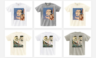 歌川国芳「みかけハこハゐがとんだいゝ人だ」デザインTシャツと「相馬の古内裏」バックプリントTシャツ