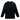 長袖Tシャツ ブラック・背面(無地) #カラー_ブラック