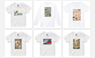 浮世絵のキッズTシャツ・キッズ長袖Tシャツ・ベビーTシャツ