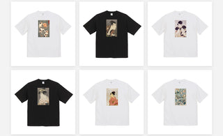 浮世絵のビッグシルエットTシャツ