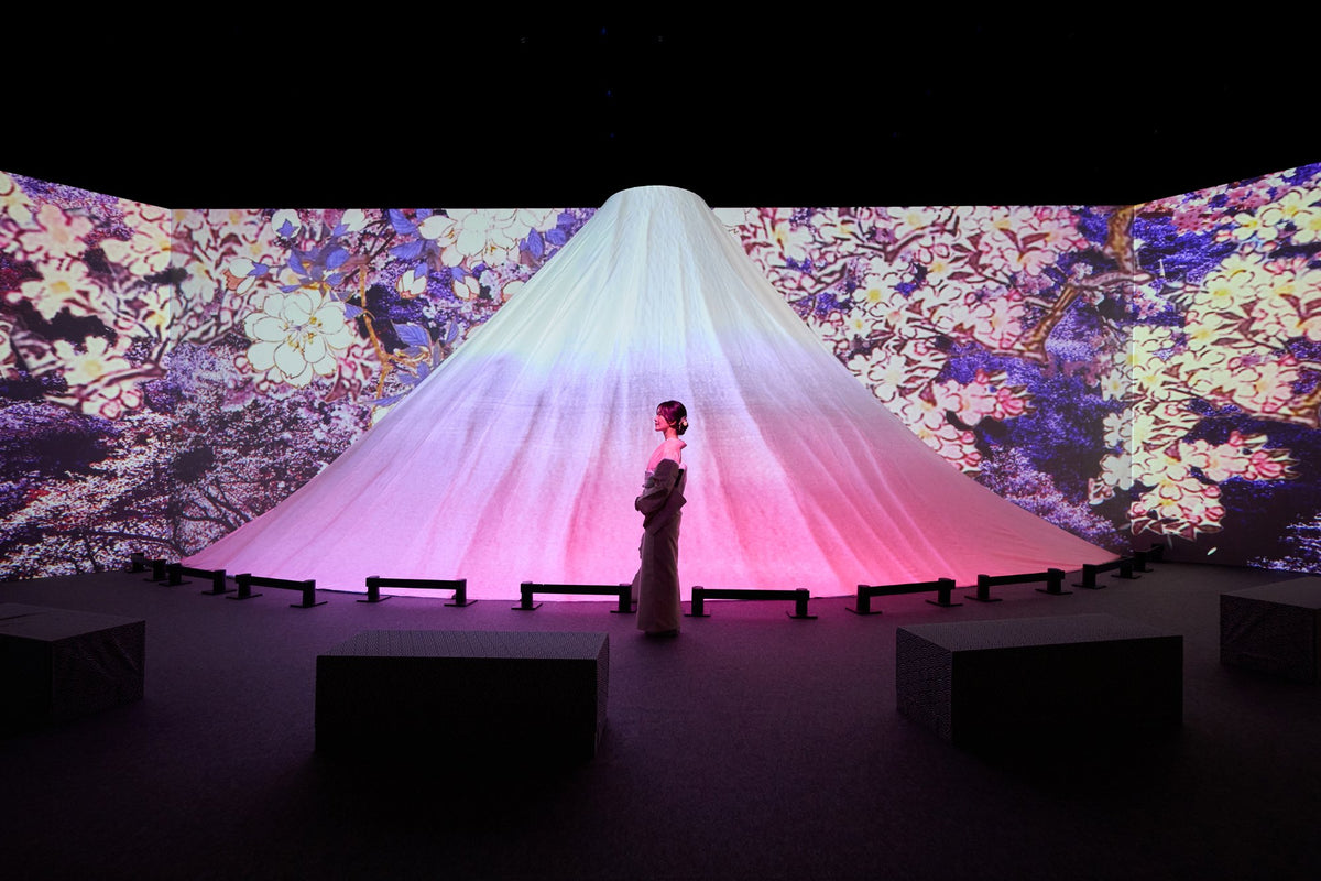 「動き出す浮世絵展 FUKUOKA」の会場（JR九州ホール）