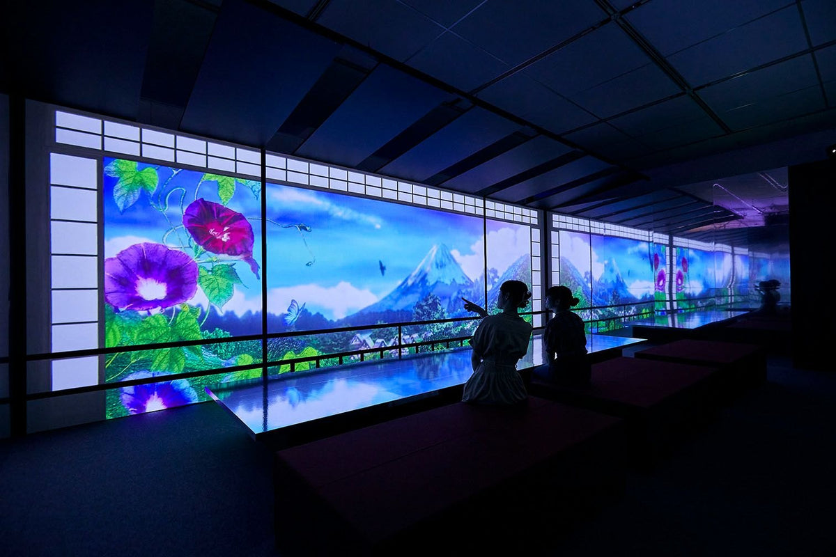 「空間体感！動き出す浮世絵展 NAGOYA」の会場（金山南ビル美術館棟）
